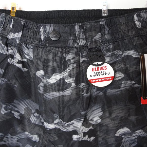 NWT-Zero Xposure Black Camo Snow pants-Kid size 10/12 - Picture 2 of 3